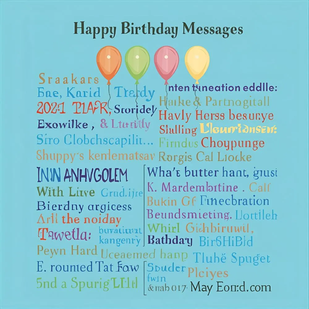Birthday Messages Using Abbreviations