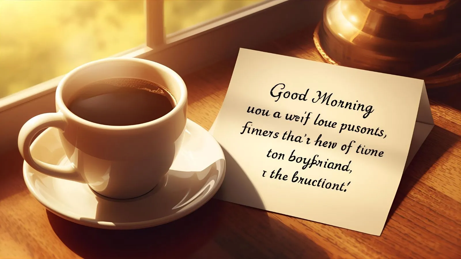 Good Morning Message to Boyfriend