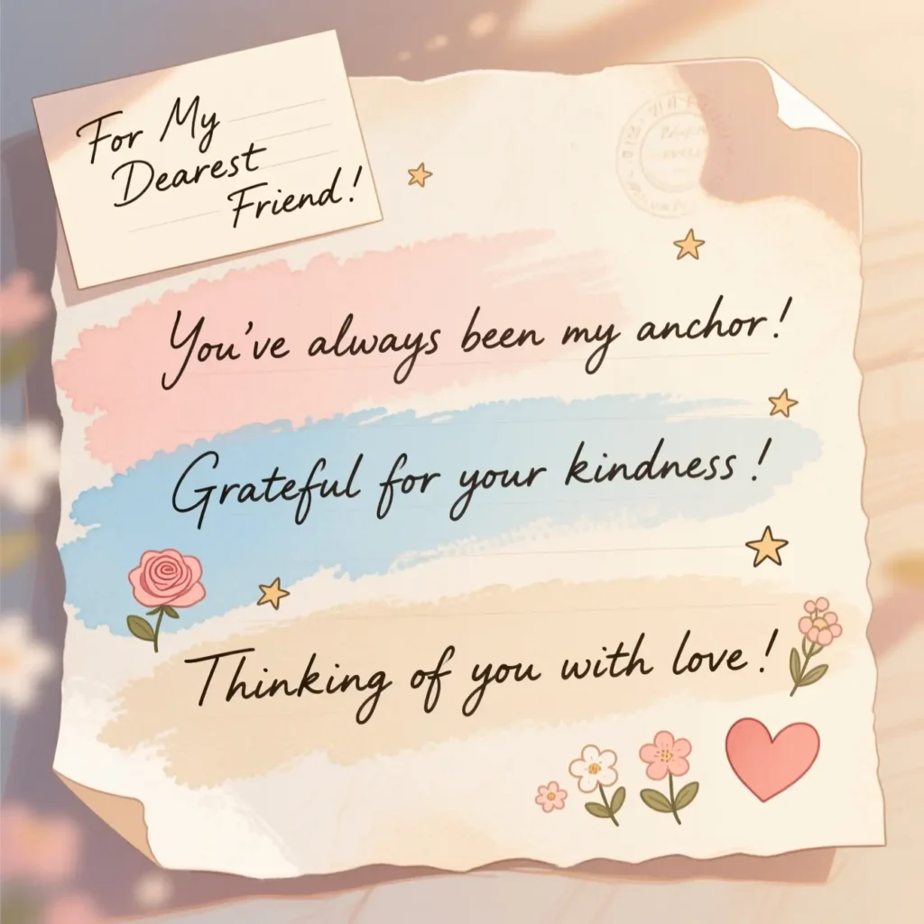 Heartfelt Nice Messages to a Friend