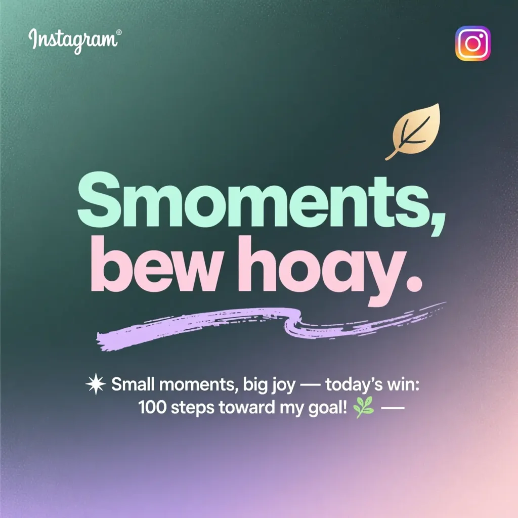 Messages for Social Media Captions