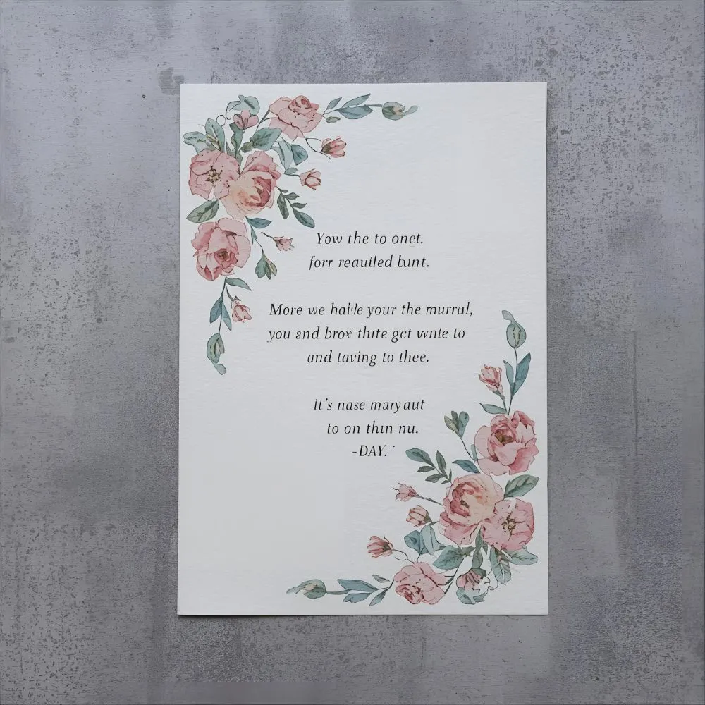 Sympathy Messages for a Funeral Card
