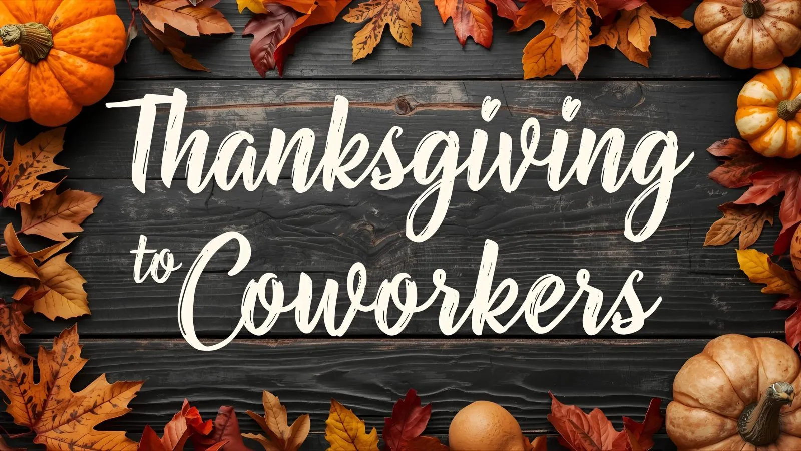 Thanksgiving Messages to Coworkers