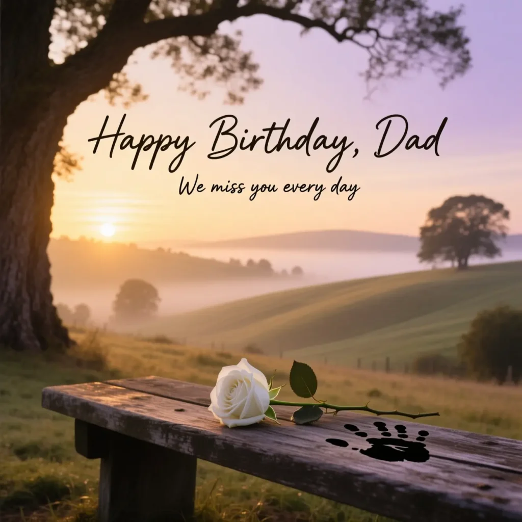 Birthday Message to Dad Who Has Passed Away