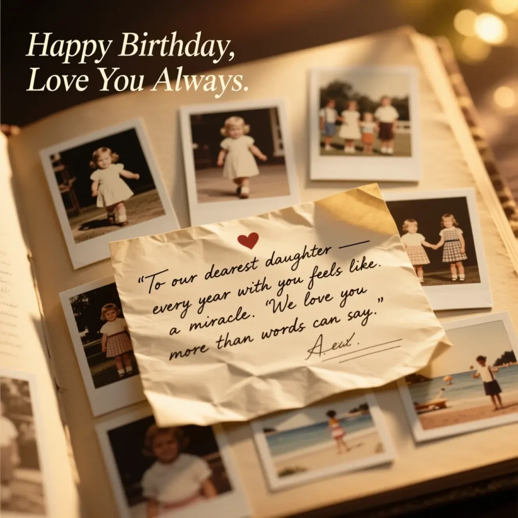 Birthday Messages from Parents