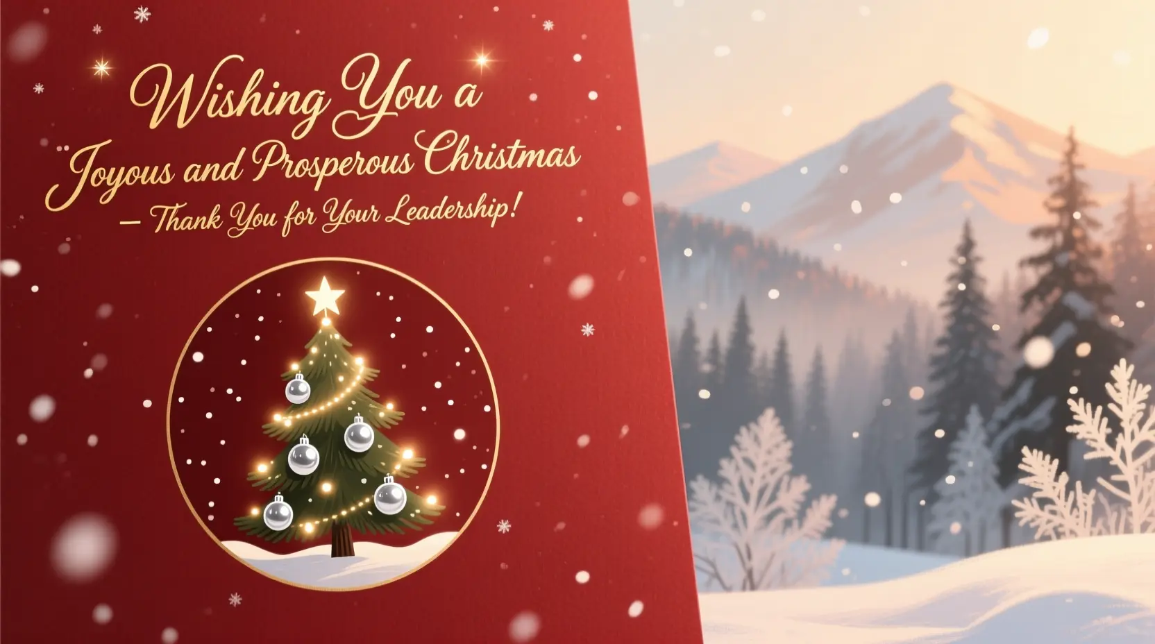 Christmas Message to Boss