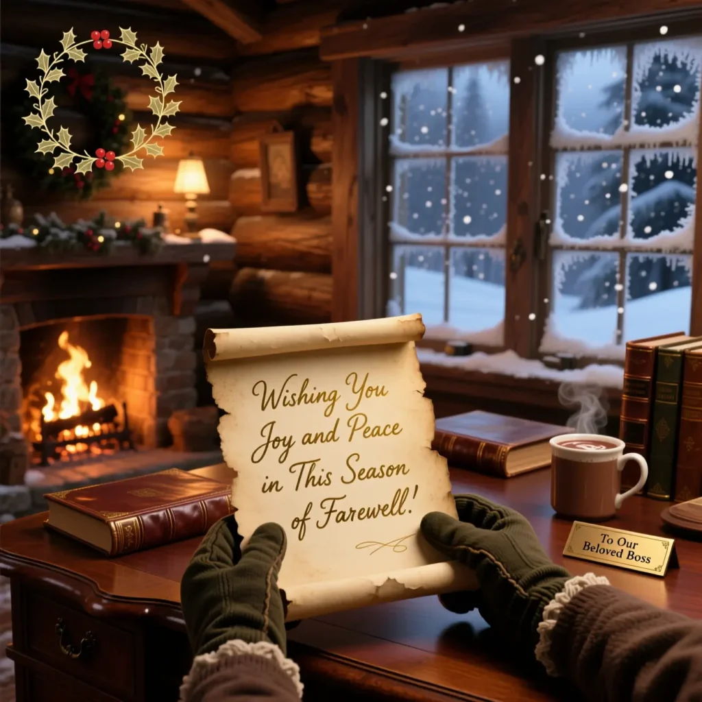 Christmas Messages for a Retiring Boss