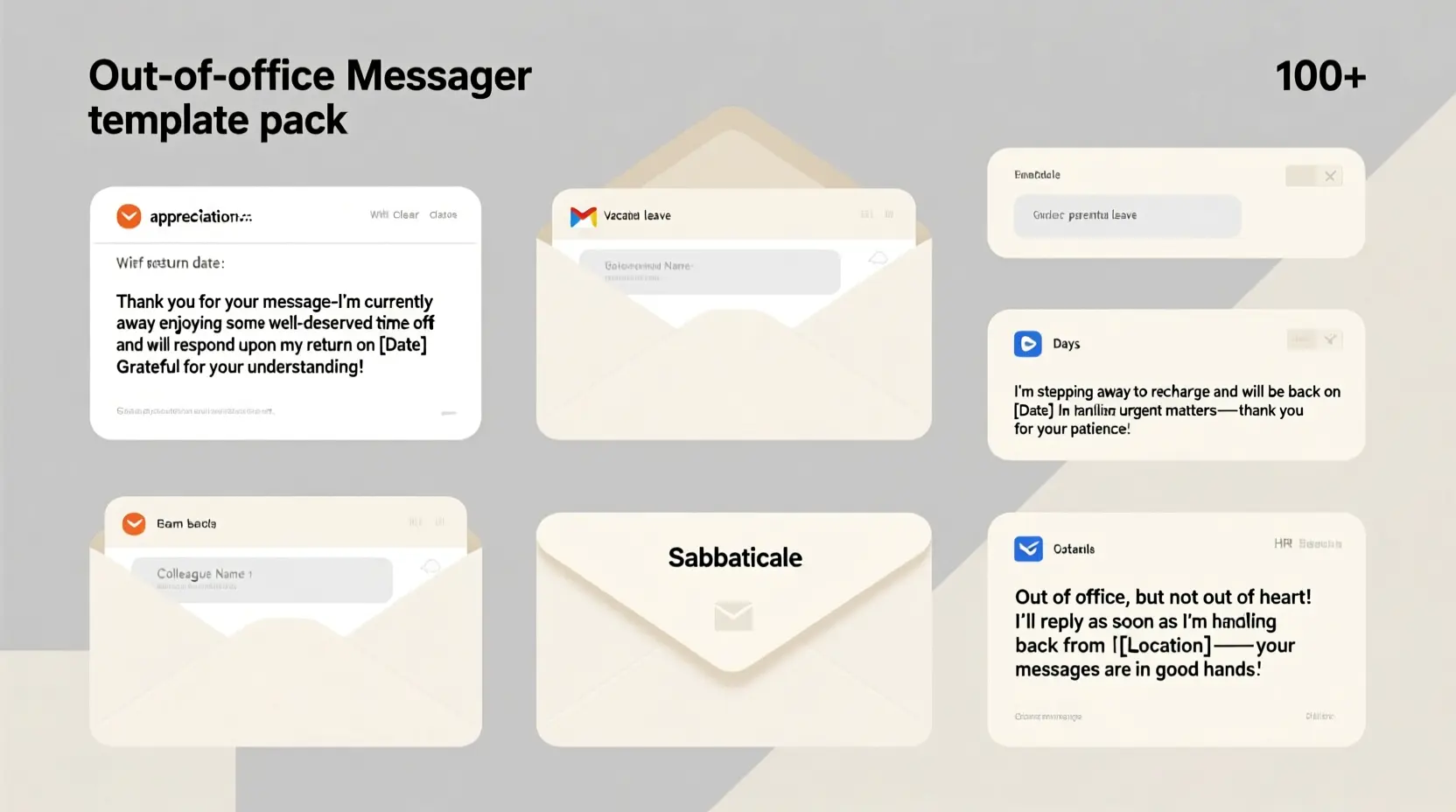 Example Out of Office Message