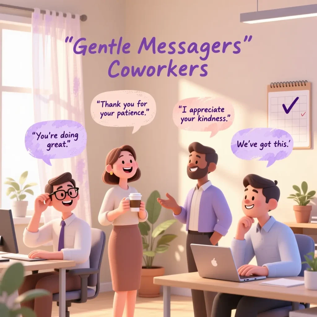 Gentle Messages for Coworkers