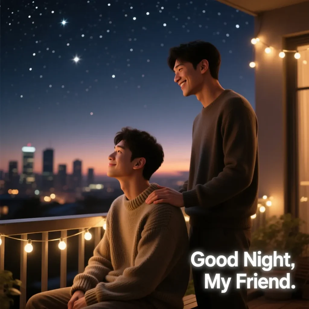 Good Night Messages for a Male Friend