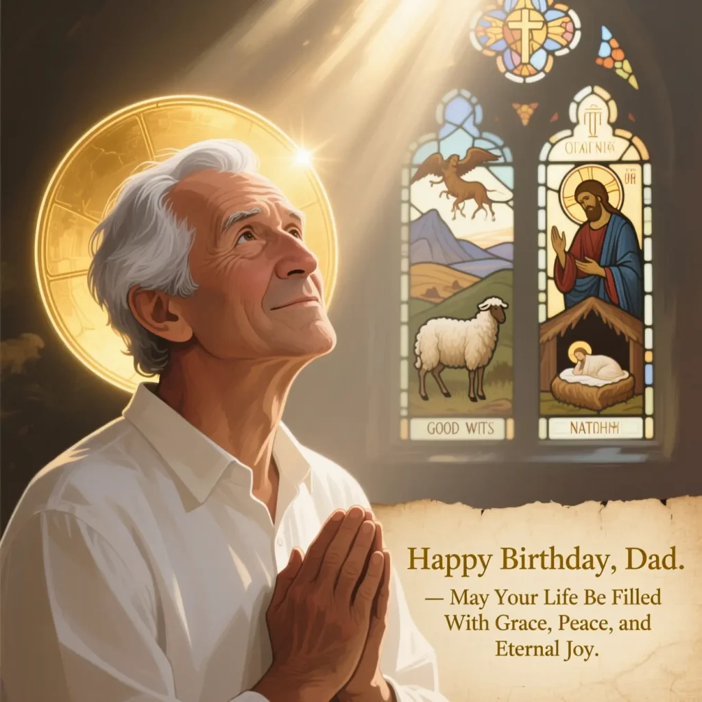Religious Birthday Message to Dad