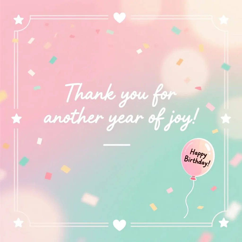 Short Birthday Appreciation Messages