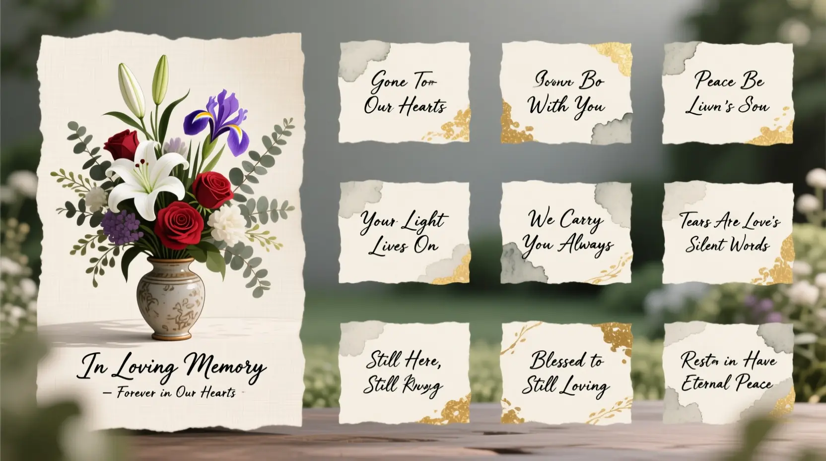 Sympathy Message for Funeral Flowers