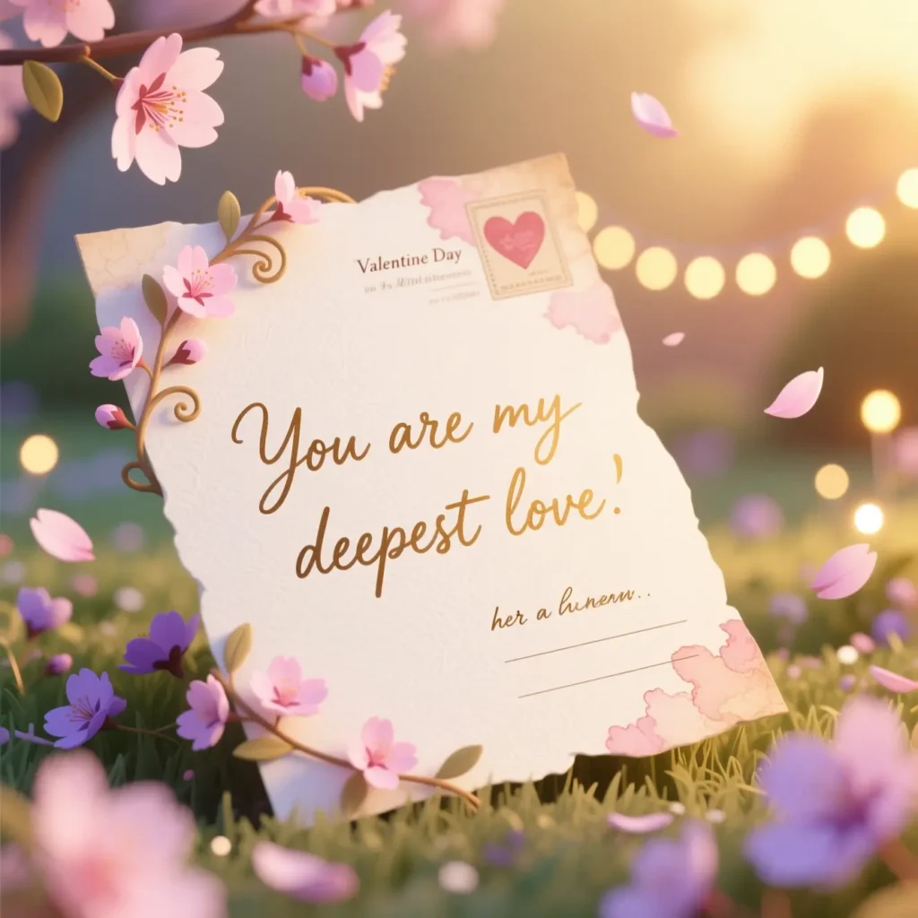 Valentine’s Day Message for Her (Deep Love)