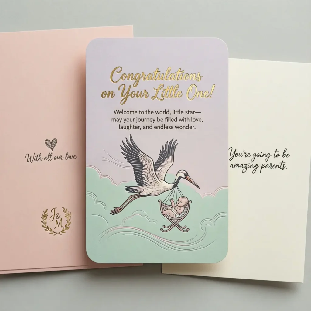 Baby Shower Gift Card Messages for New Parents