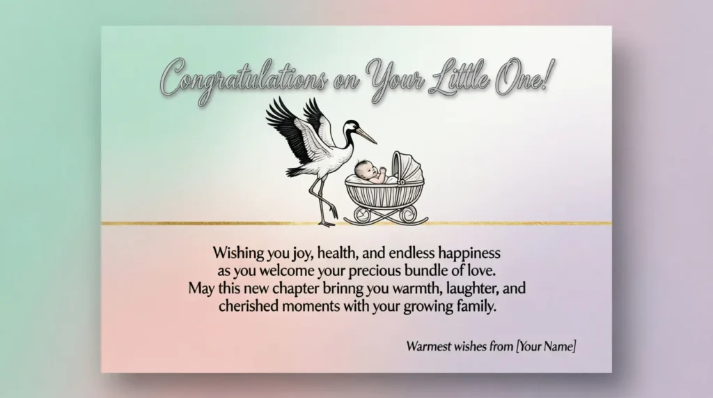 Baby Shower Messages for Coworker 