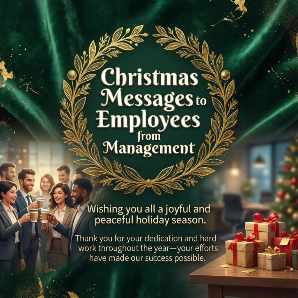 Christmas Messages to Employees from Management