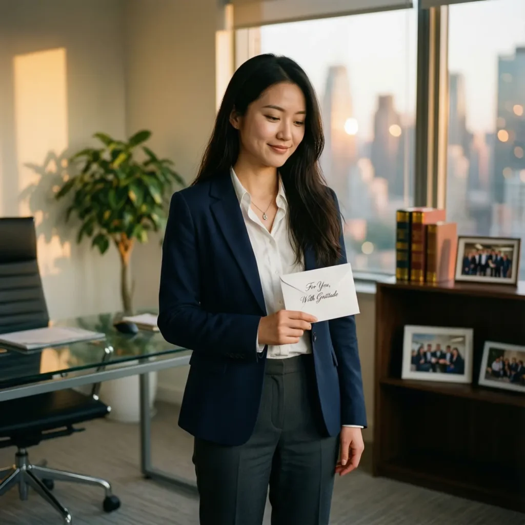 Farewell Message to Boss Who Was a Mentor