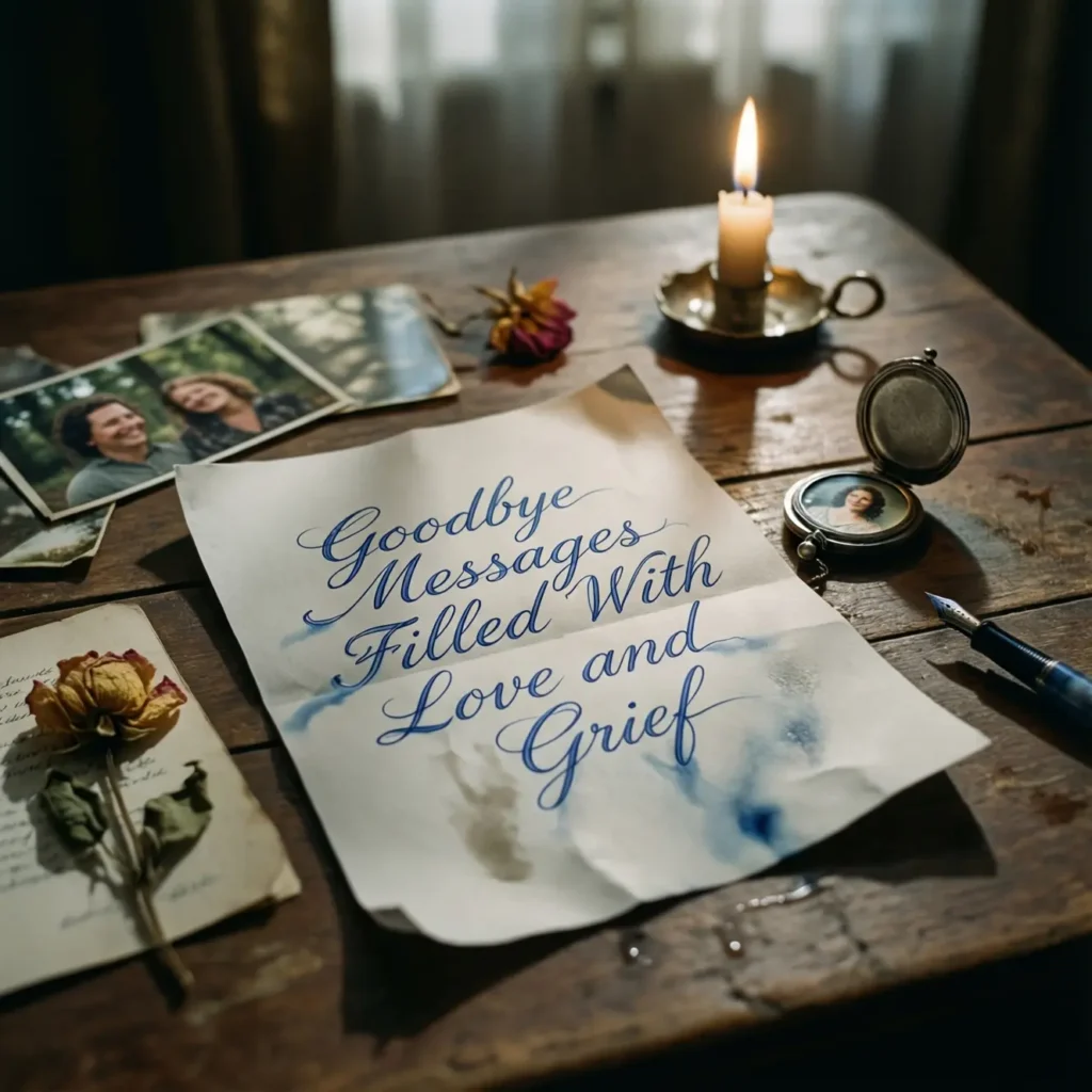 Goodbye Messages Filled With Love and Grief