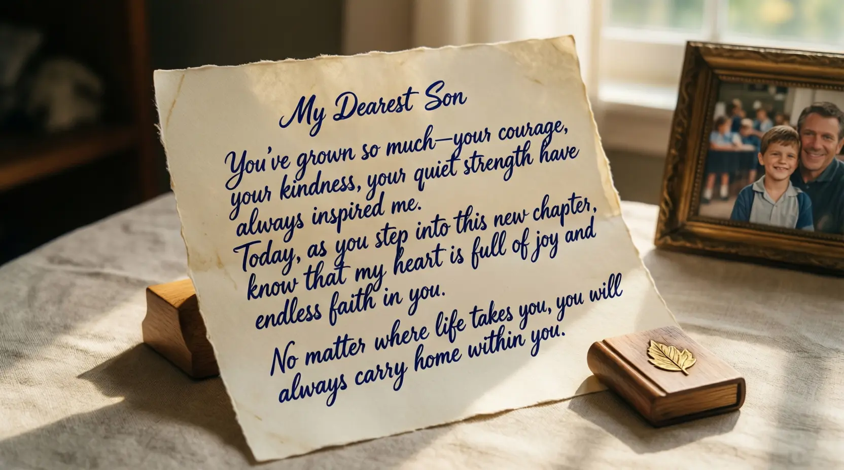 Graduation Message to Son
