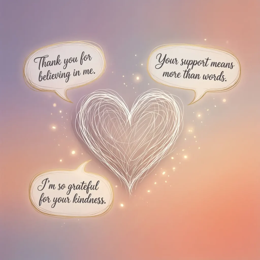 Messages to Thank People for Support