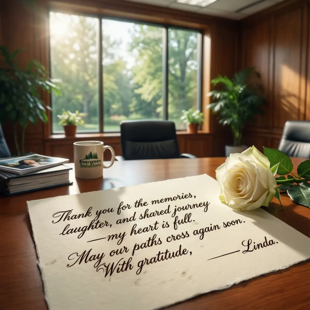 Retirement Farewell Messages from Retiree to Coworkers