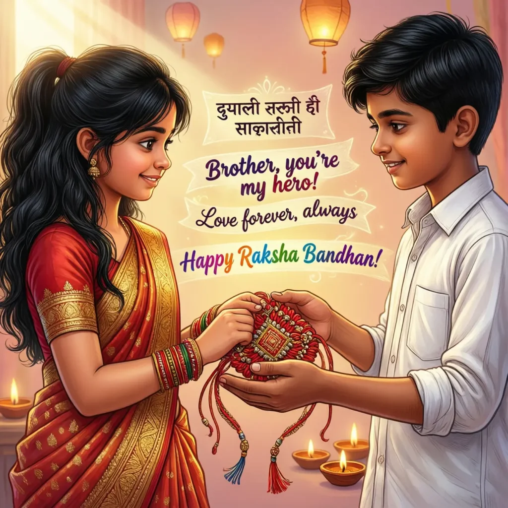 Short & Sweet Raksha Bandhan Messages