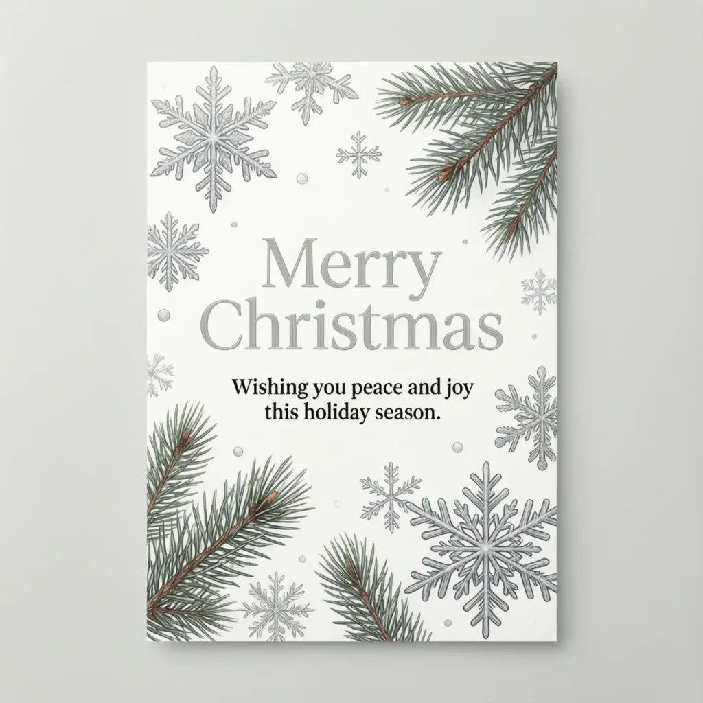 Simple & Short Inside Christmas Card Messages