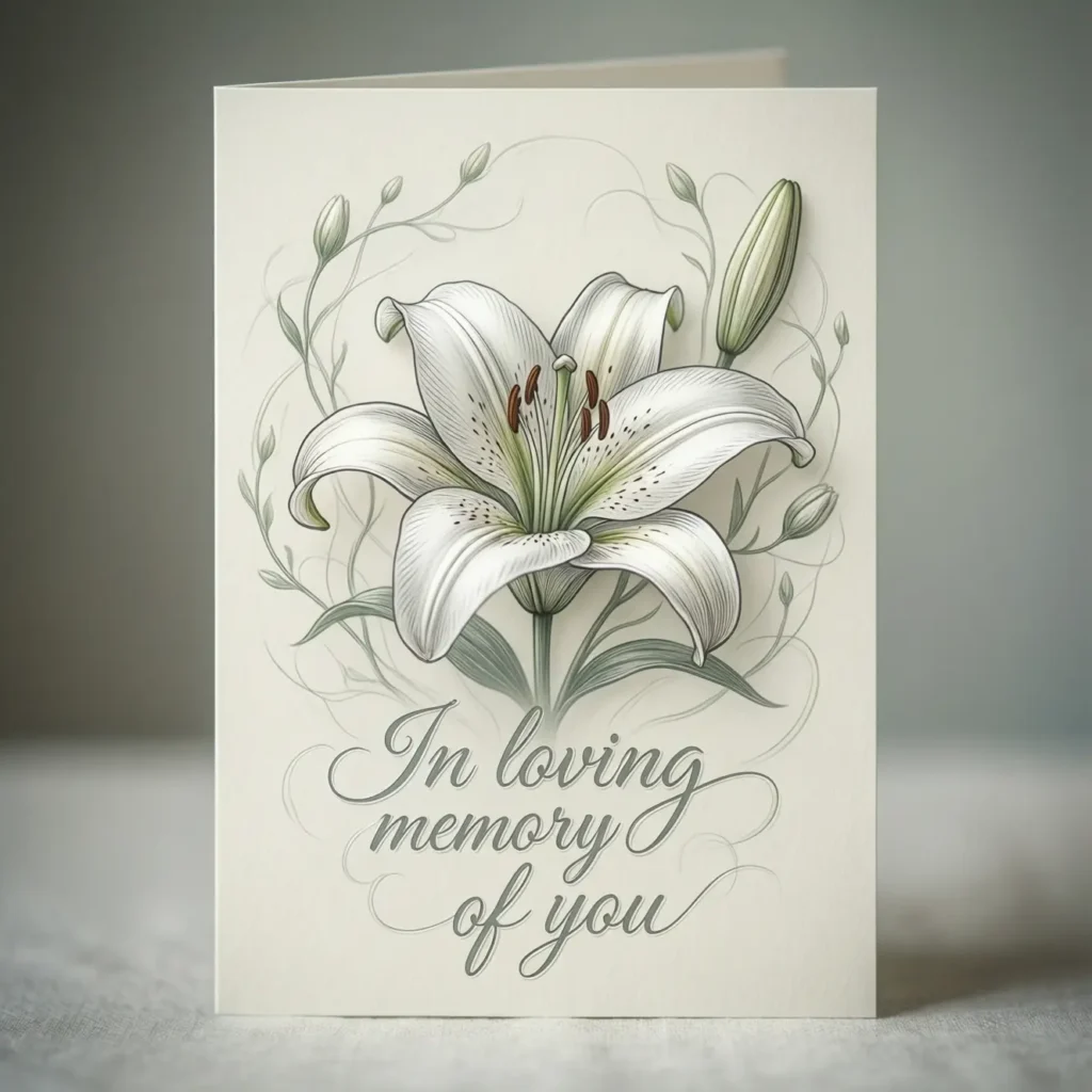 Sympathy Flower Card Messages