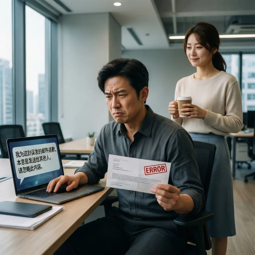 Apology Messages After a Mistaken Email