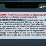 Area Code 213 Scams Text Message