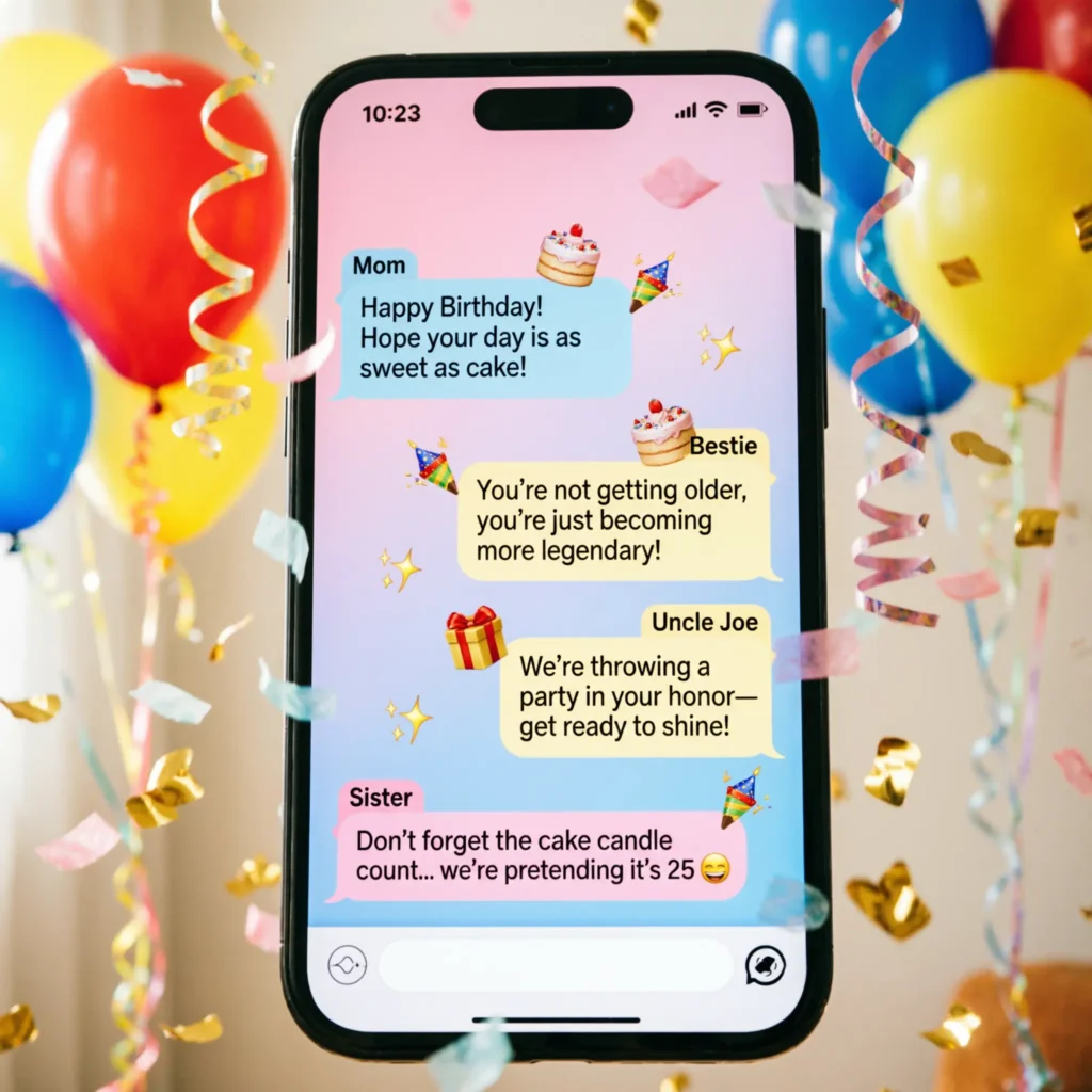 Birthday Fake Text Conversations