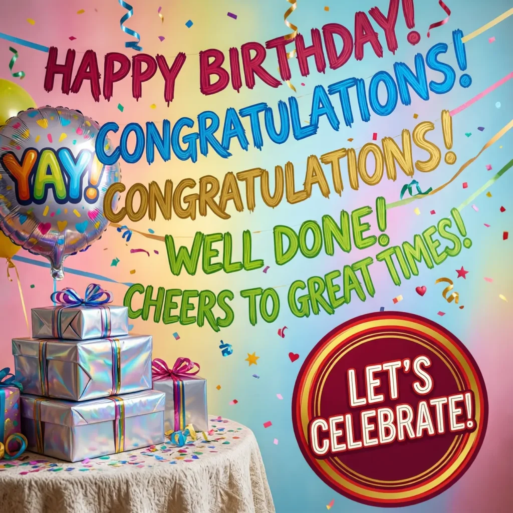 Celebratory Messages for Happy Moments