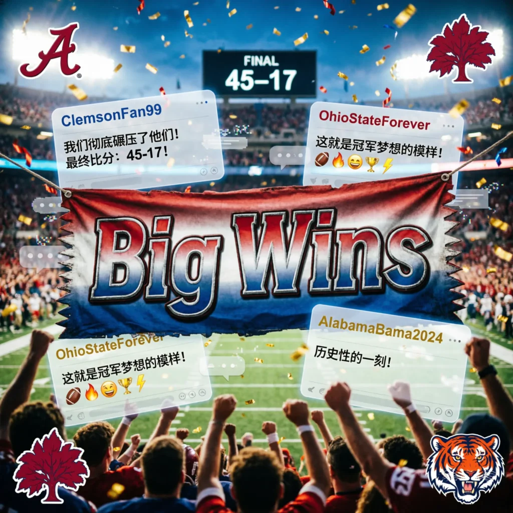 College Football Message Boards for Big Wins