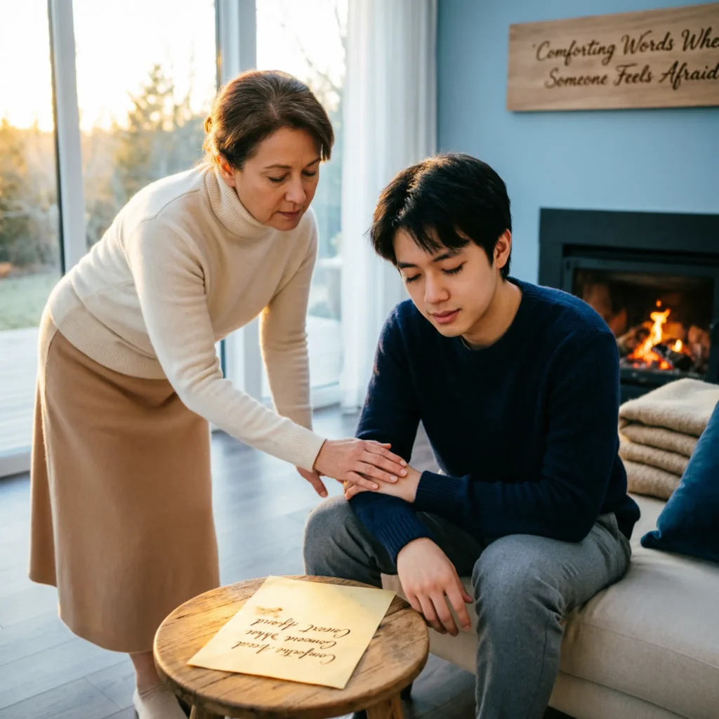 Comforting Words When Someone Feels Afraid