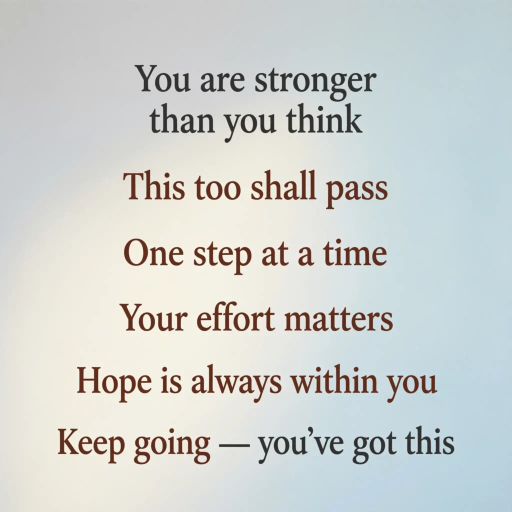 Encouraging Messages for Hard Times