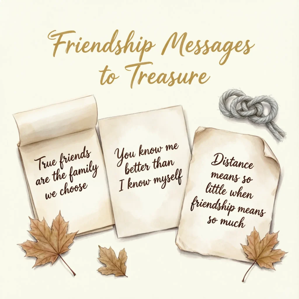 Friendship Messages to Treasure