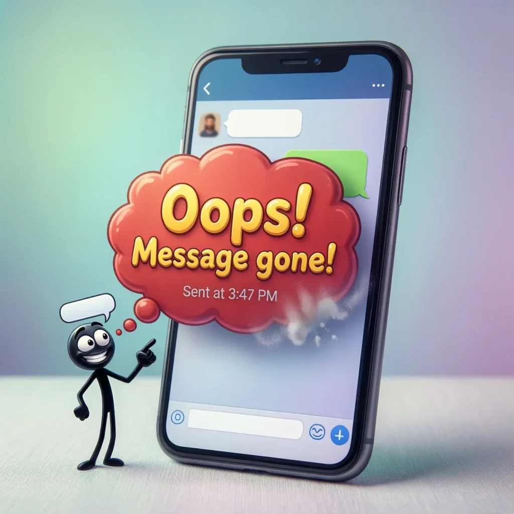 Funny Messages After Deleting a WhatsApp Message