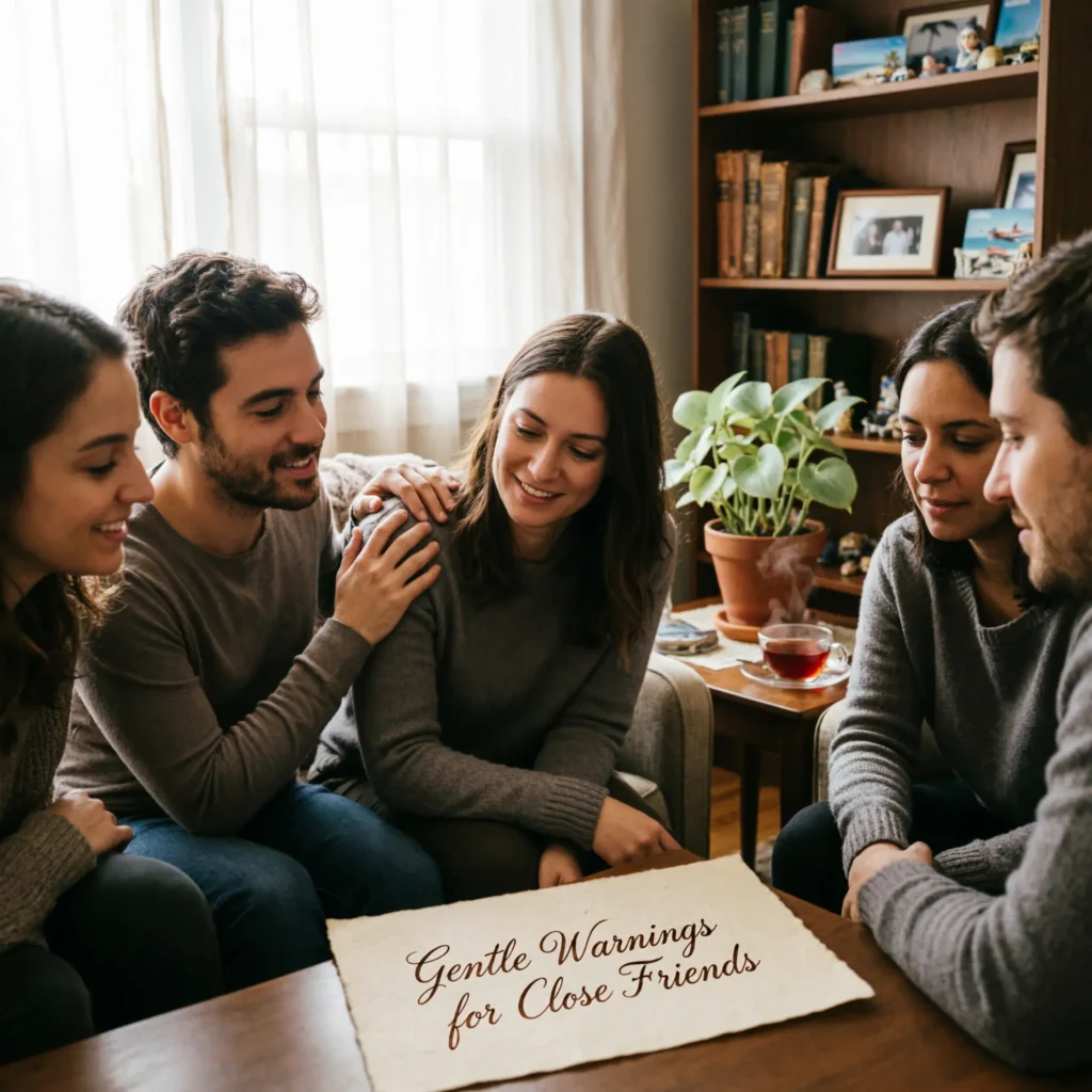 Gentle Warnings for Close Friends