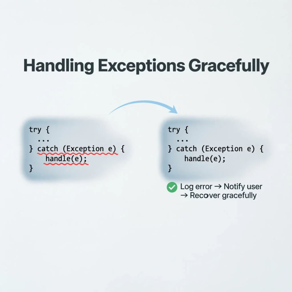 Handling Exceptions Gracefully