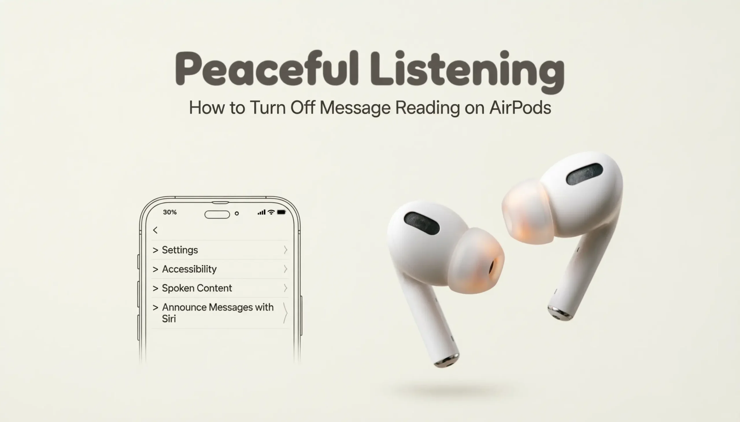 How to Turn Off Message Reading on AirPods