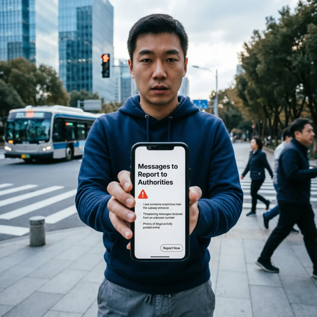 Messages to Report to Authorities