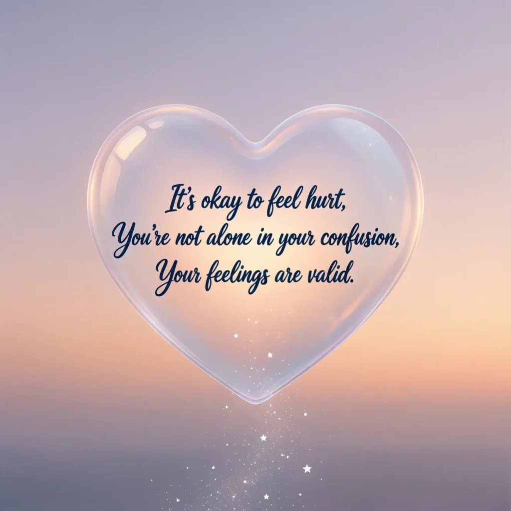 Messages When You Feel Hurt or Confused