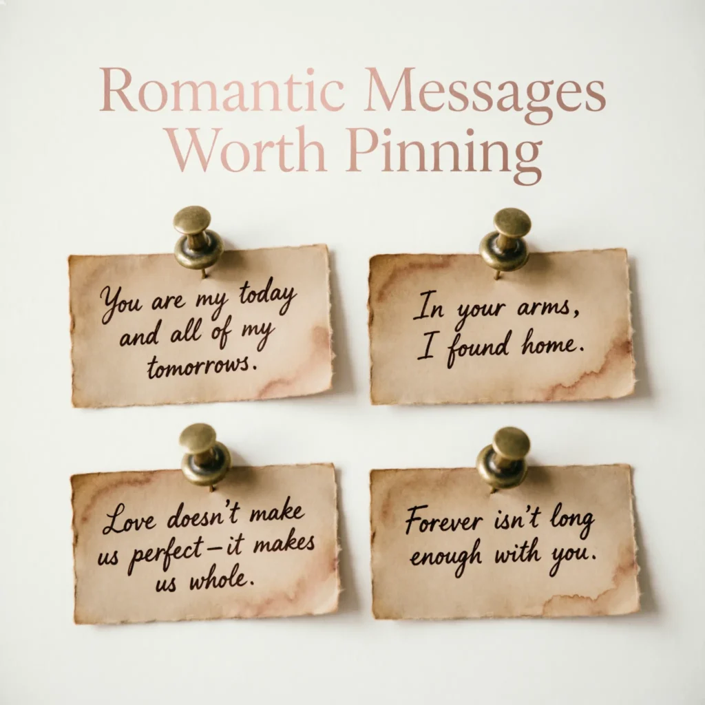 Romantic Messages Worth Pinning