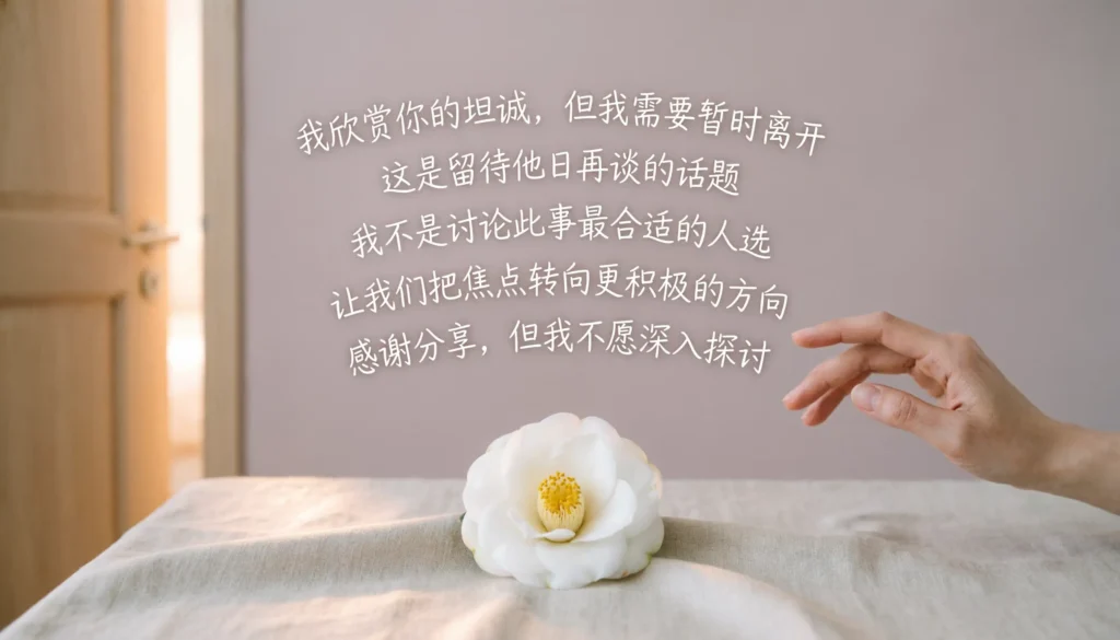 Short Texts to Ignore the Situation Gracefully