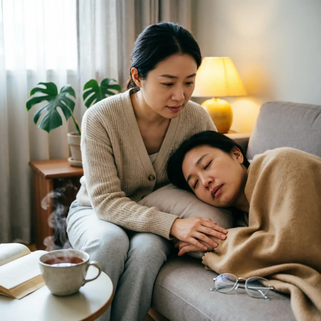 When You’re Checking on a Friend