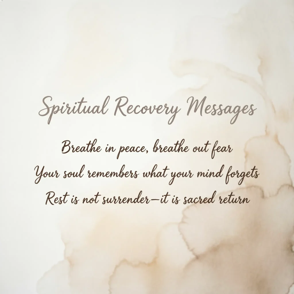 Spiritual Recovery Messages