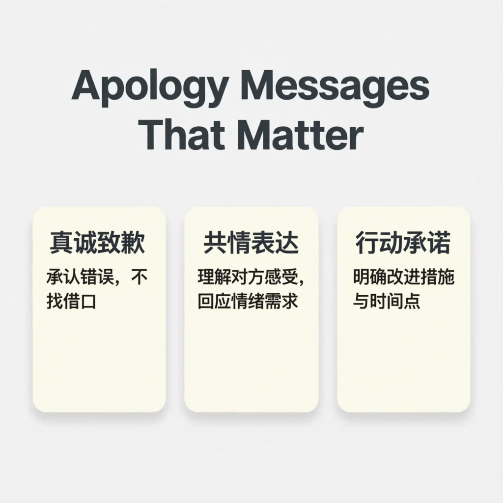 Apology Messages That Matter