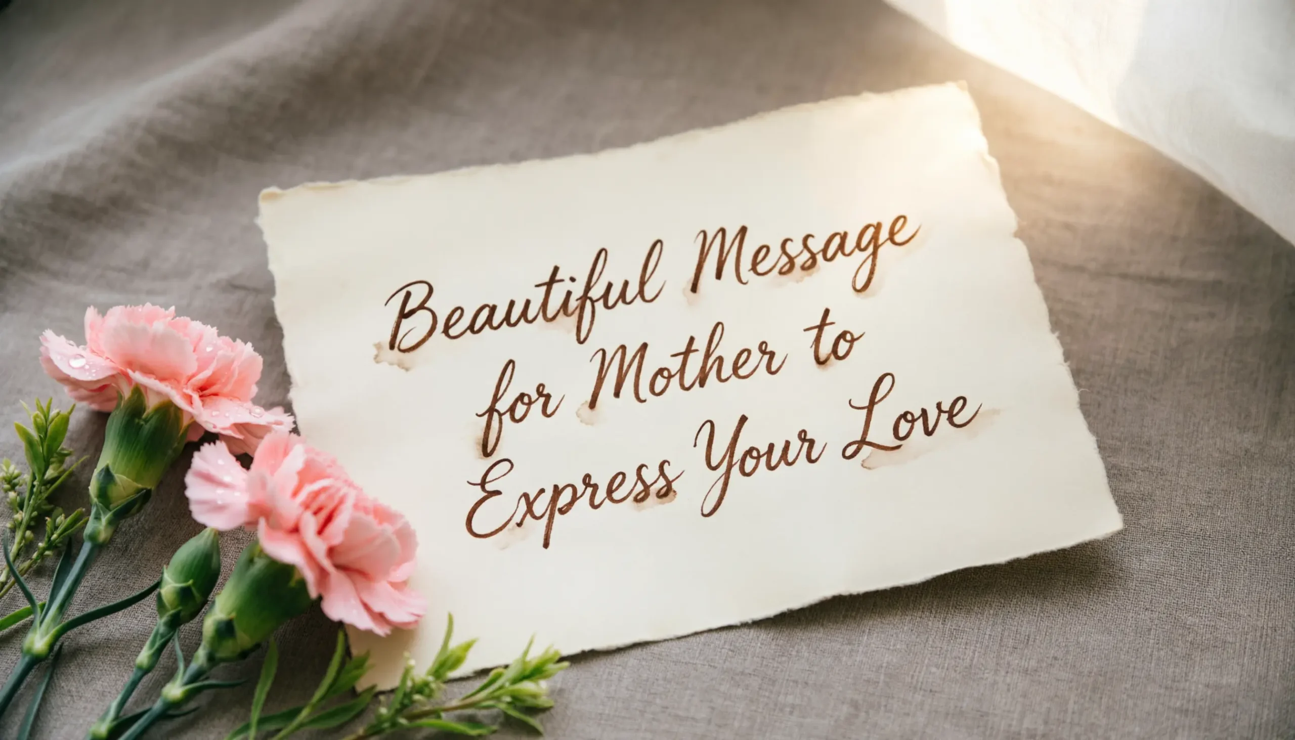 Beautiful Message for Mother