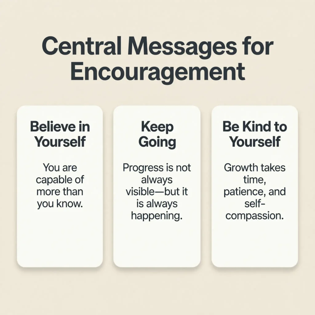 Central Messages for Encouragement