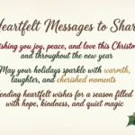 Christmas Card Message Ideas